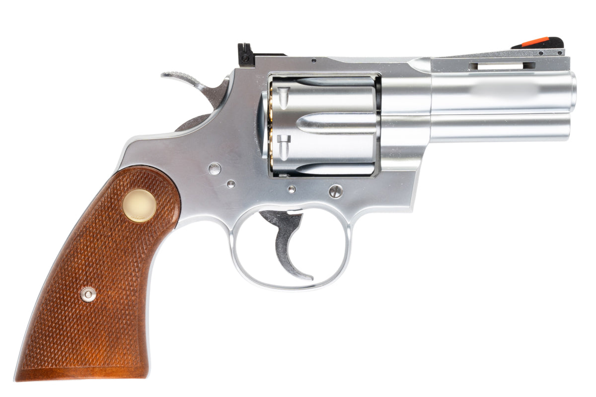Tanaka Colt Python 3 inch R-model Stainless Gas Airsoft Revolver ...