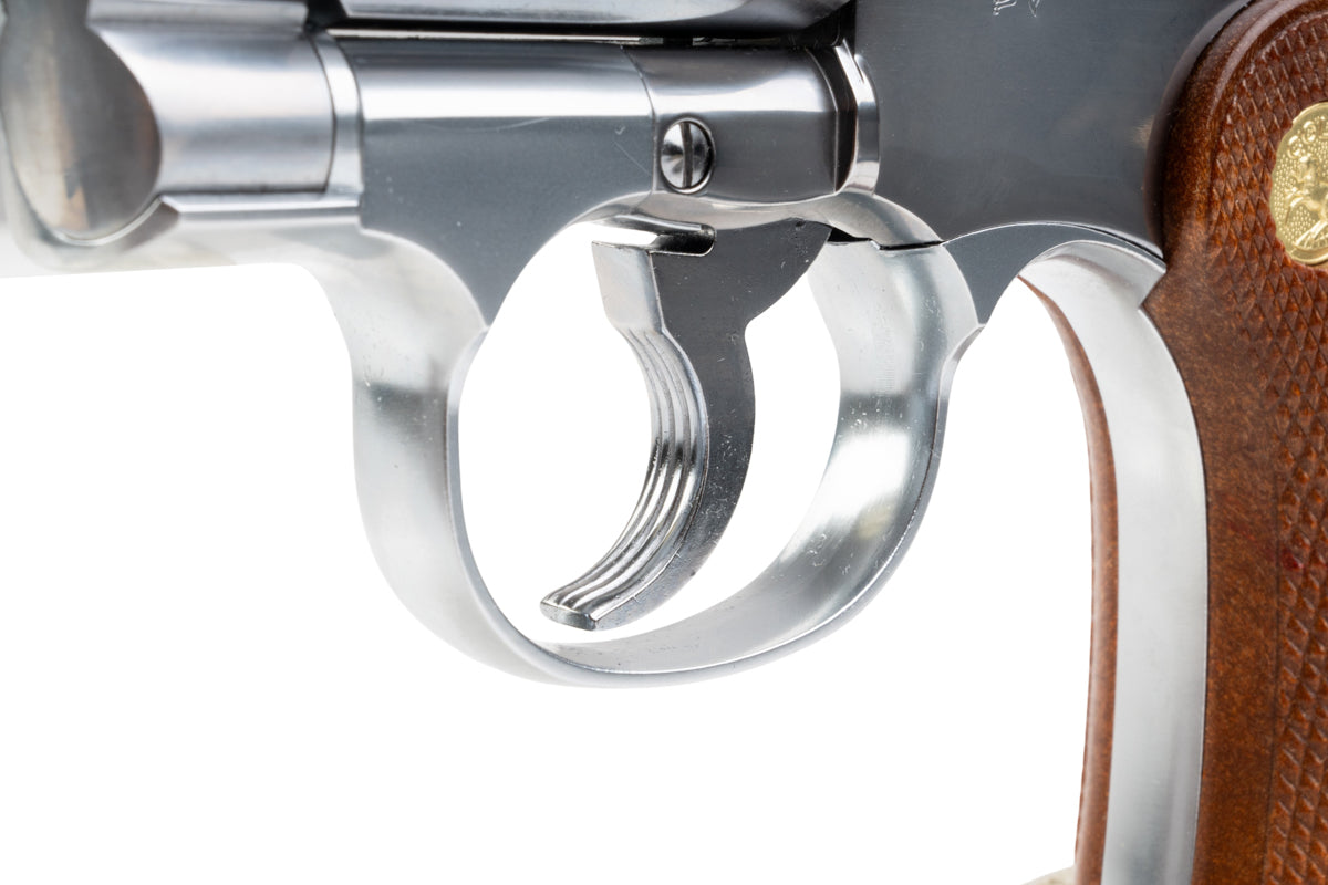 Tanaka Colt Python 3 inch R-model Stainless Gas Airsoft Revolver (Stainless Finish)