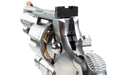 Tanaka Colt Python 3 inch R-model Stainless Gas Airsoft Revolver (Stainless Finish)