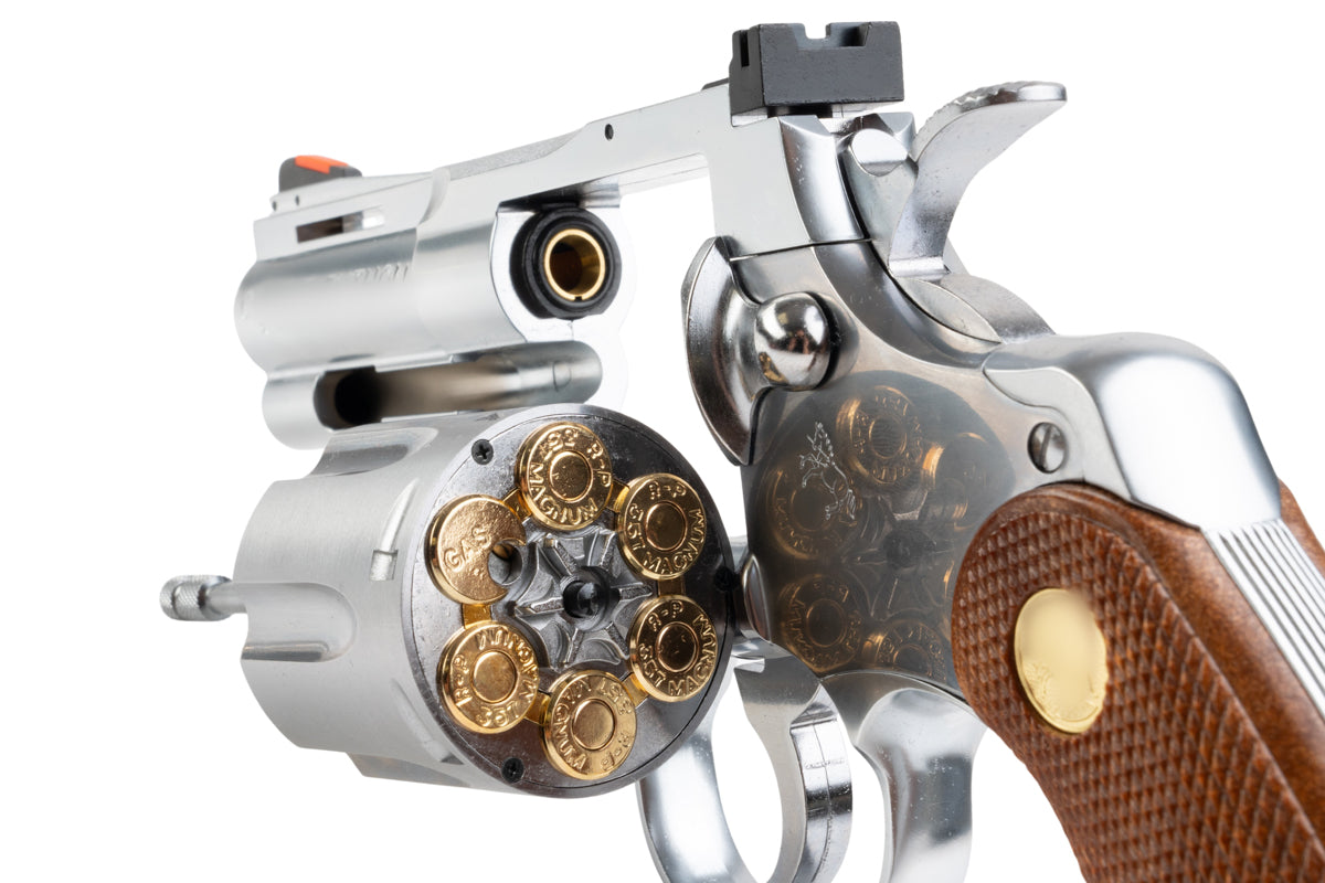 Tanaka Colt Python 3 inch R-model Stainless Gas Airsoft Revolver ...