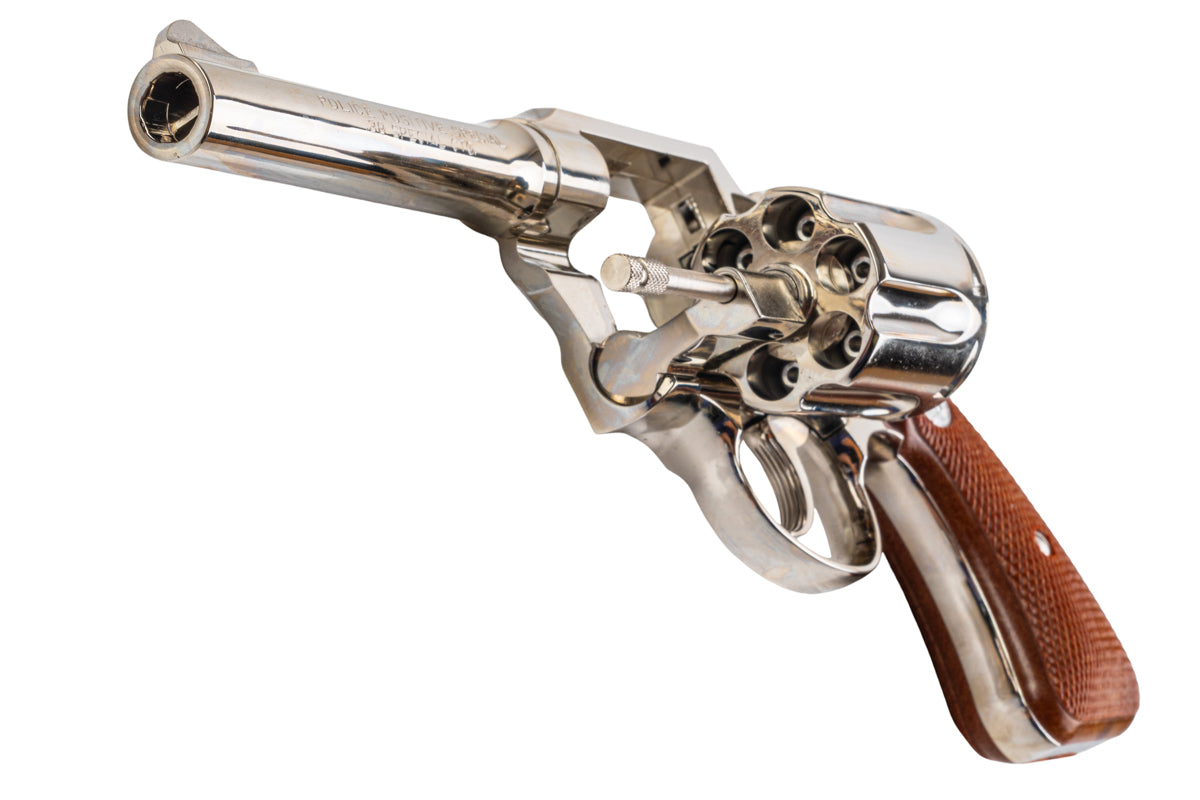 Tanaka Police Positive 4inch 3rd Issue R-model Nickel Finish Model Gun
