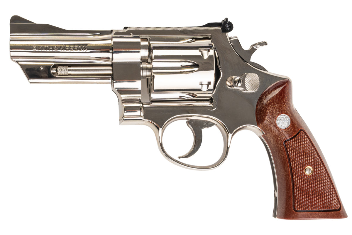 Tanaka S&W M27 The.357 Magnum 3.5 inch Nickel Finish Model Gun