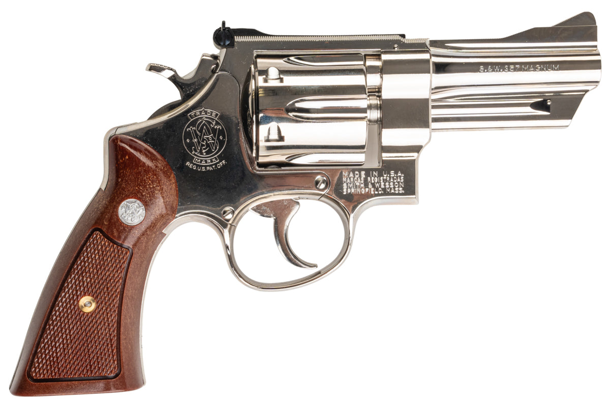 Tanaka S&W M27 The.357 Magnum 3.5 inch Nickel Finish Model Gun
