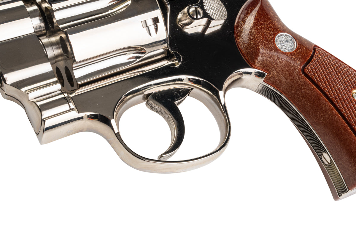 Tanaka S&W M27 The.357 Magnum 3.5 inch Nickel Finish Model Gun