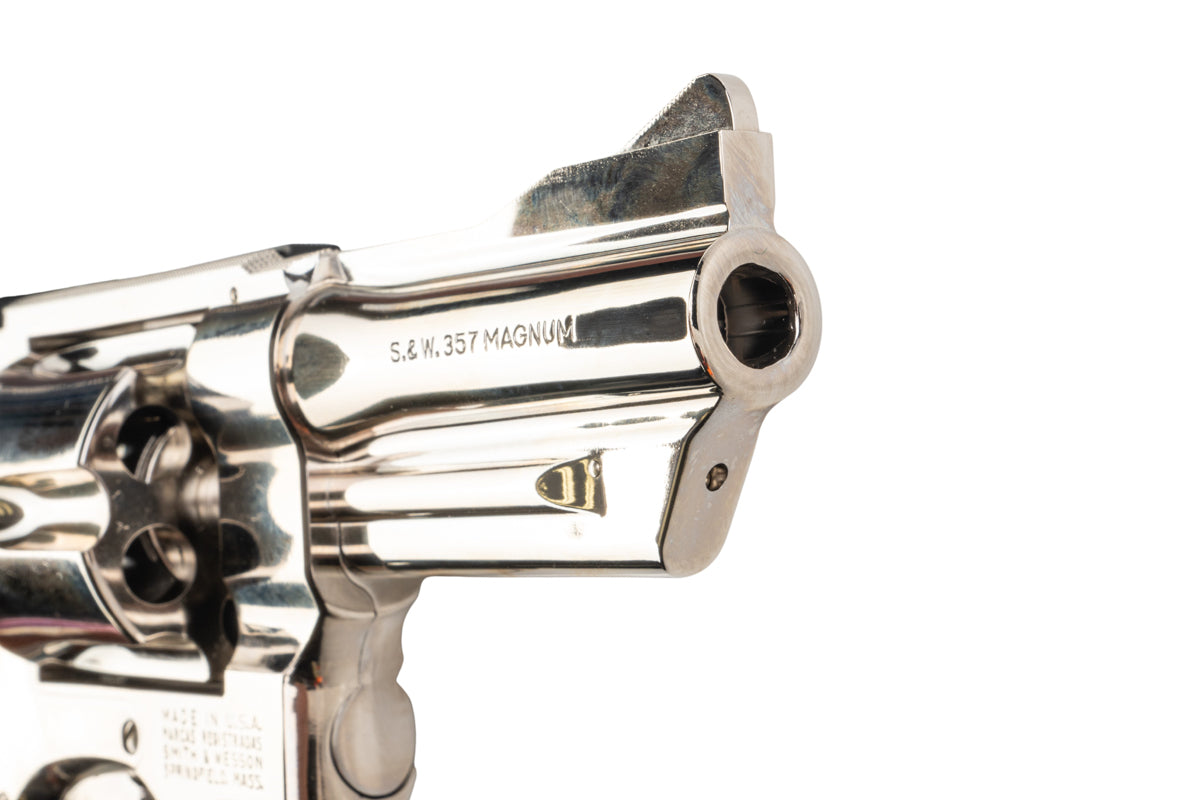 Tanaka S&W M27 The.357 Magnum 3.5 inch Nickel Finish Model Gun