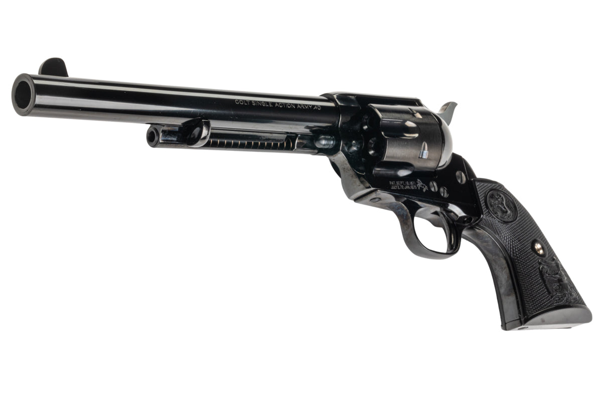 Tanaka Colt SAA 2nd 7.5 inch Pegasas II Steel Finish Gas Revolver