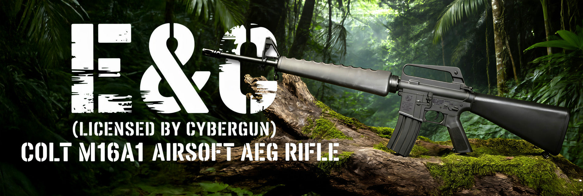 E&C COLT M16A1 Airsoft AEG Rifle (EC320 QC 2.0 Gearbox/ Licensed by Cybergun) 