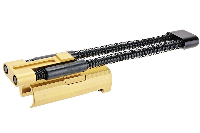 Top Shooter CNC Steel Bolt Carrier For APFG MPX GBB Rifle Airsoft (Titanium Plating Gold)