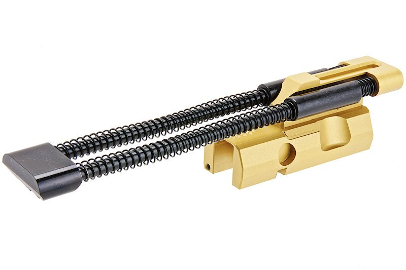 Top Shooter CNC Steel Bolt Carrier For APFG MPX GBB Rifle Airsoft (Titanium Plating Gold)