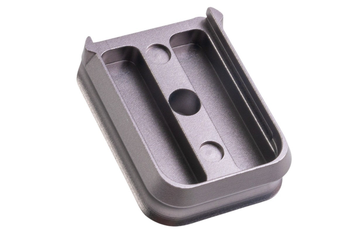 Top Shooter CNC Aluminum Magazine Base For Umarex/ VFC Walther PDP GBB Airsoft (Grey)