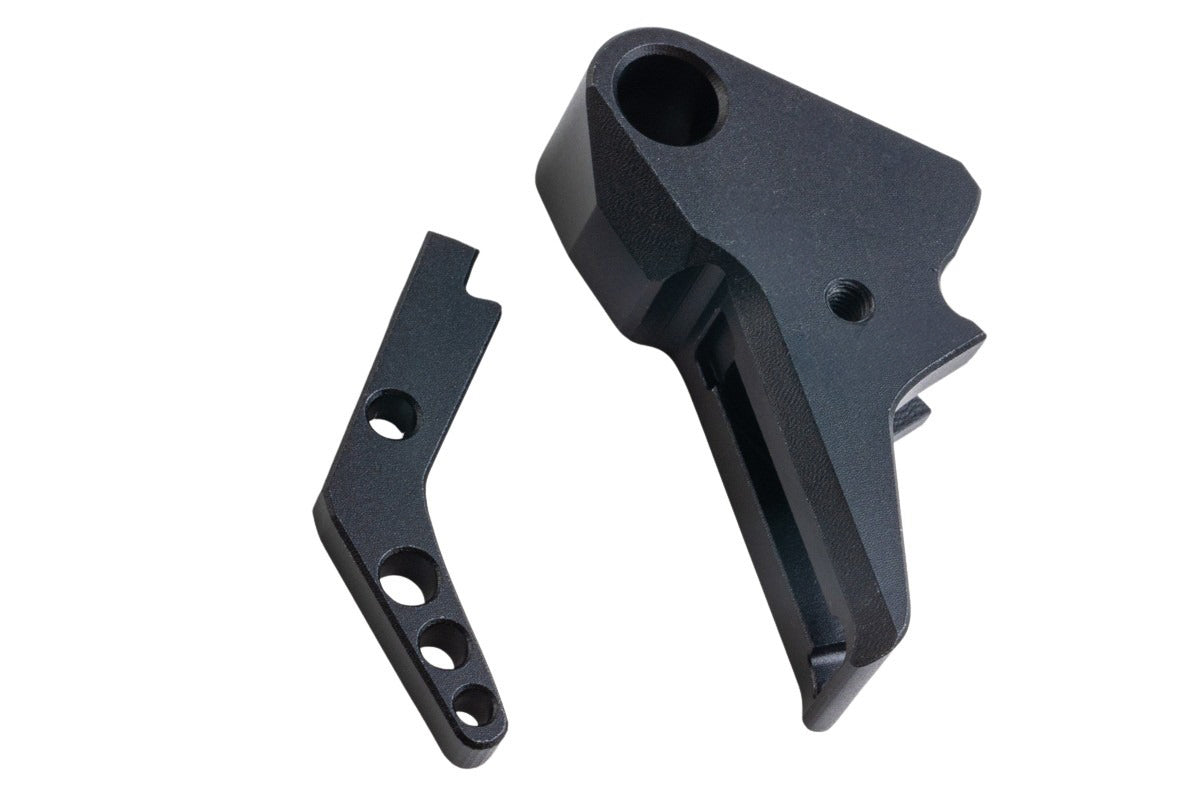 Revanchist Black Flat Trigger w/ Black Trigger Safety For VFC Walther PDP GBB Airsoft