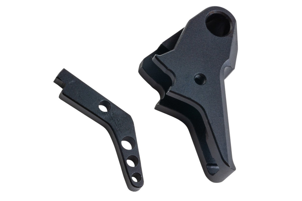 Revanchist Black Flat Trigger w/ Black Trigger Safety For VFC Walther PDP GBB Airsoft