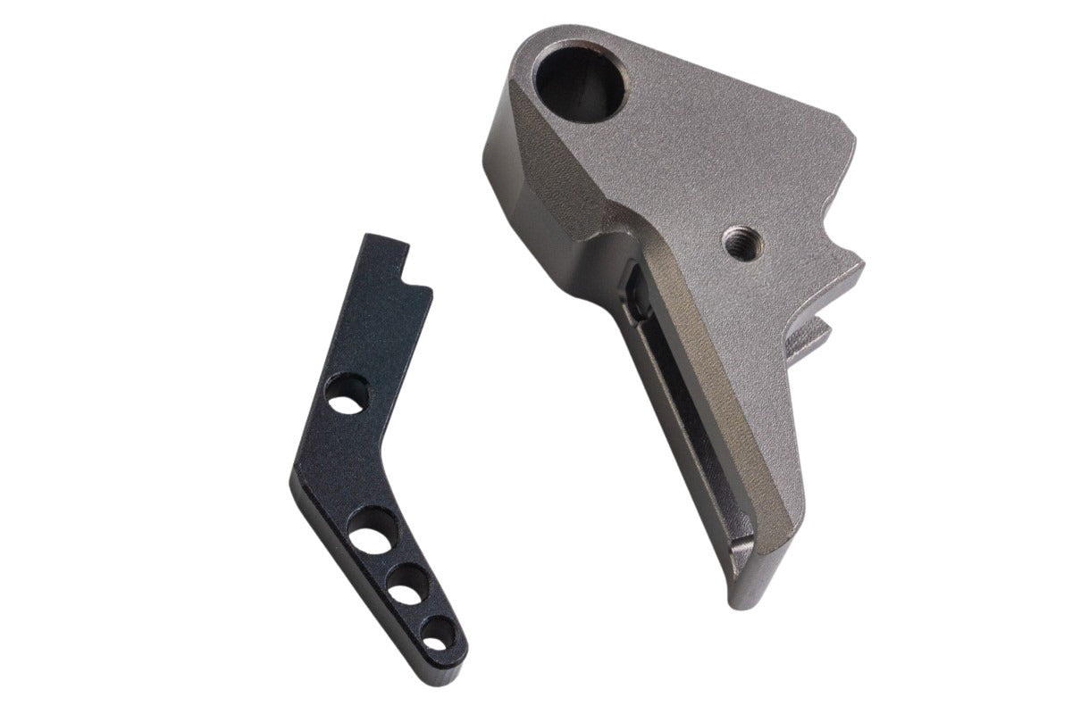 Top Shooter CNC Aluminum Trigger For Umarex/ VFC Walther PDP GBB Airsoft Pistol (Type B/ Grey)