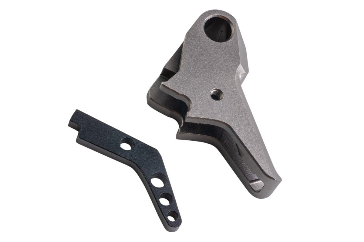 Top Shooter CNC Aluminum Trigger For Umarex/ VFC Walther PDP GBB Airsoft Pistol (Type B/ Grey)