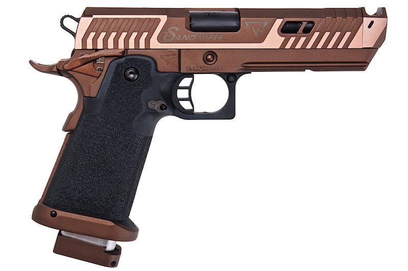 EMG (AW Custom) TTI  Sand Viper GBB Airsoft Pistol (Semi / Full Auto)