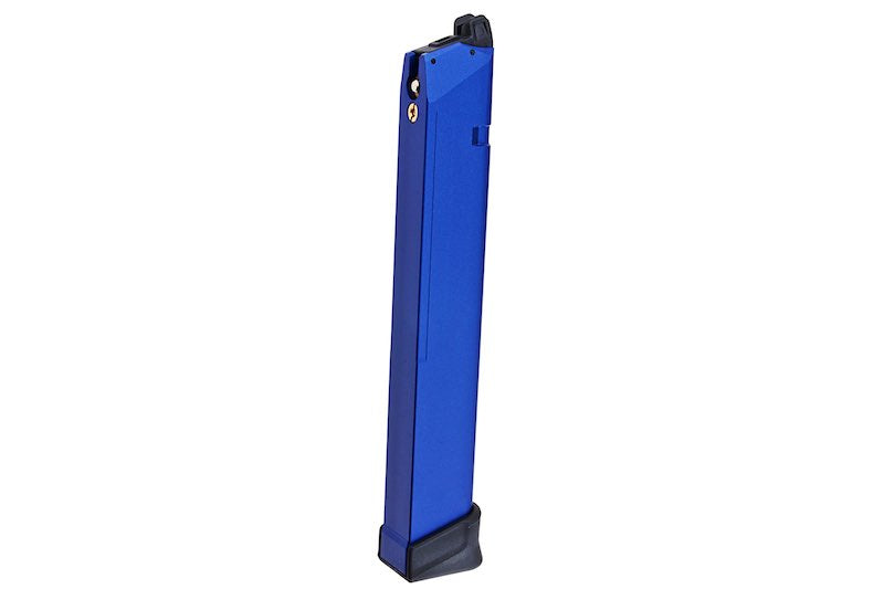 TTI Airsoft Light Weight Aluminum 50 Rds Gas Magazine for VFC/ Tokyo Marui/ WE GSeries/ AAP01 (Blue)