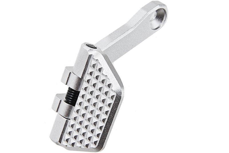 TTI Airsoft Folding Thumb Rest For Action Army AAP 01 Gas Airsoft Pistol (Right Side for Left Handed/ Silver)