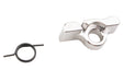 TTI Airsoft Stainless Steel Auto Sear & Spring For Action Army AAP01/ Tokyo Marui G18C GBB Airsoft