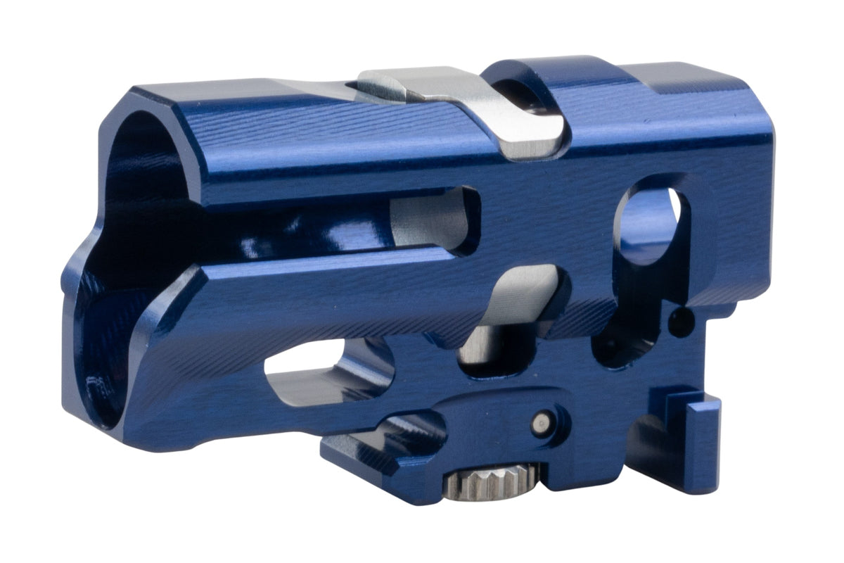 TTI Airsoft Infinity One Piece Full CNC TDC Hop Up Chamber For Tokyo Marui G17 Gen5 MOS & G19 GBB Airsoft (Blue)