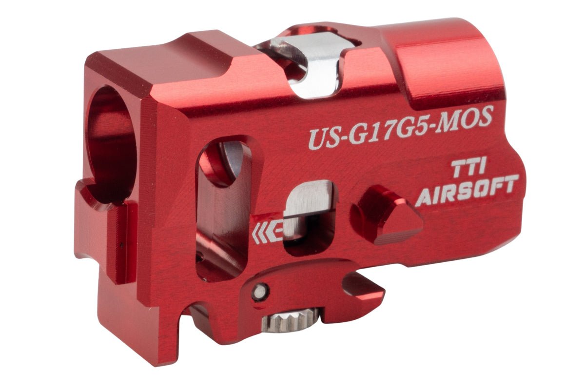 TTI Airsoft Series Infinity One Piece Full CNC TDC Hop Up Chamber For SRC G17 Gen5 MOS GBB Airsoft (Red)