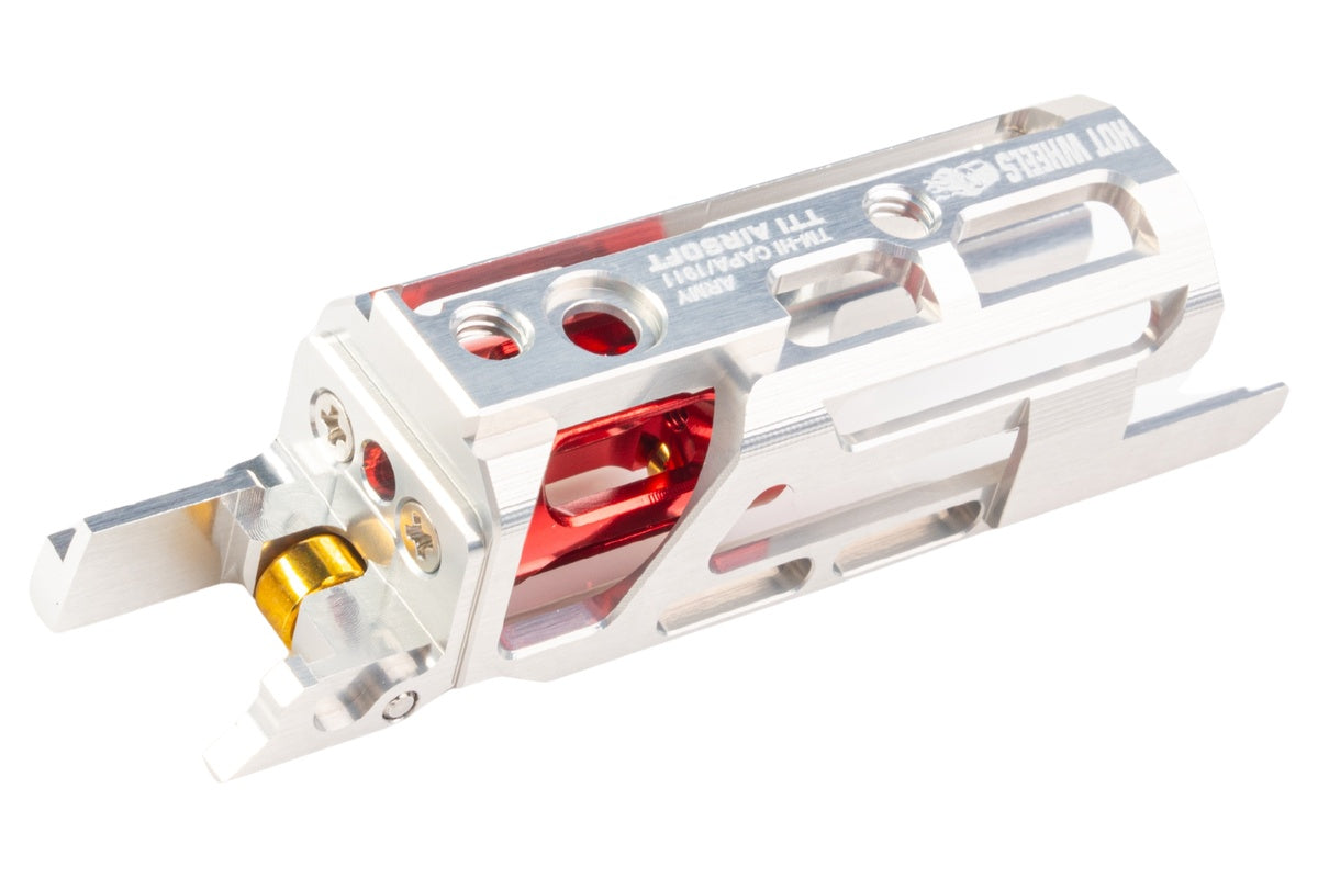 TTI Airsoft Hot Wheels Series Zero Friction Lightweight Blowback Housing for Army/ Marui Hi-Capa/ M1911 GBB Airsoft (Silver)