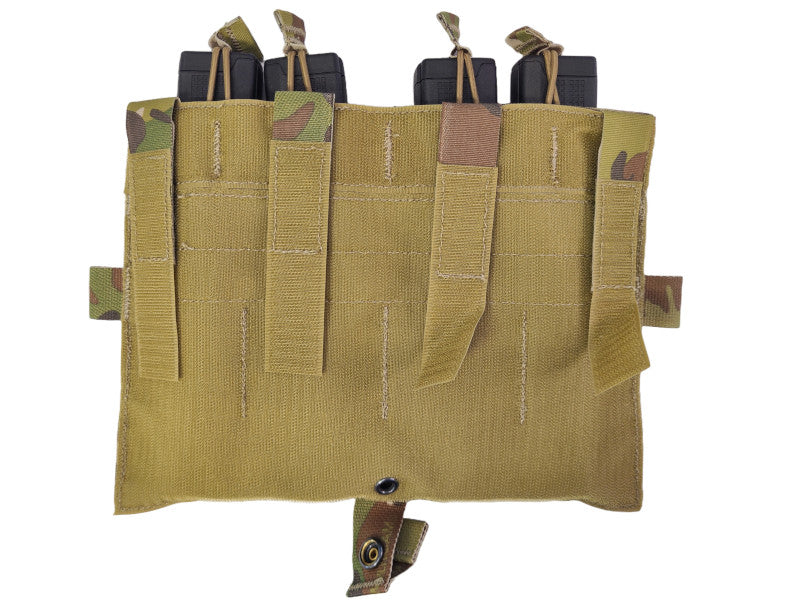 Twinfalcons Detachable Flap QUAD SMG Mag Flat Panel (MC)