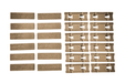 Unknown Concept Low Profile M-Lok Cover (12pcs/ FDE)