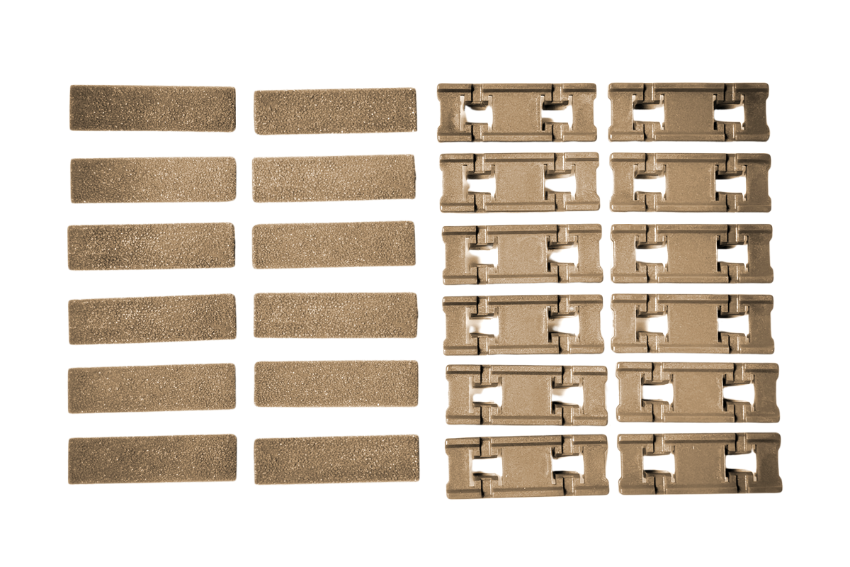 Unknown Concept Low Profile M-Lok Cover (12pcs/ FDE)