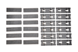 Unknown Concept Low Profile M-Lok Cover (12pcs/ Gray)