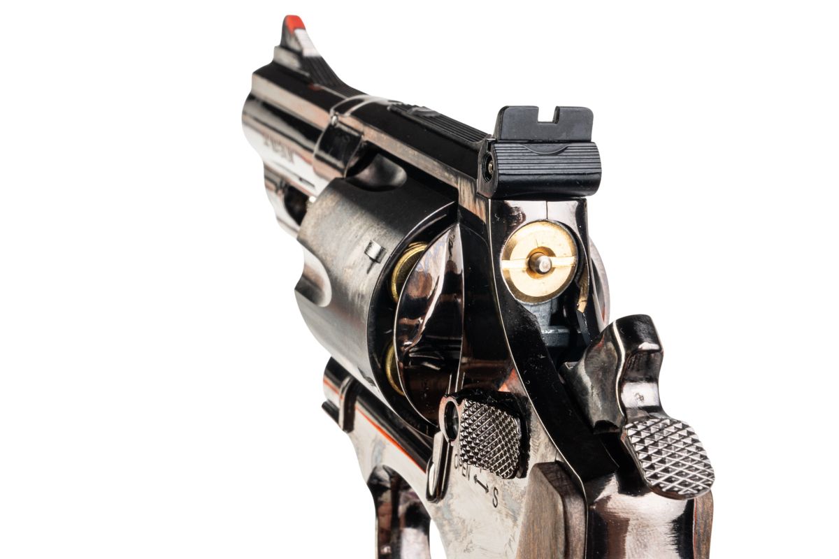Umarex (WinGun) 3 inch S&W M29 Airsoft CO2 Revolver (Polymer Wood Texture Grip/ Titanium Black Ver.)