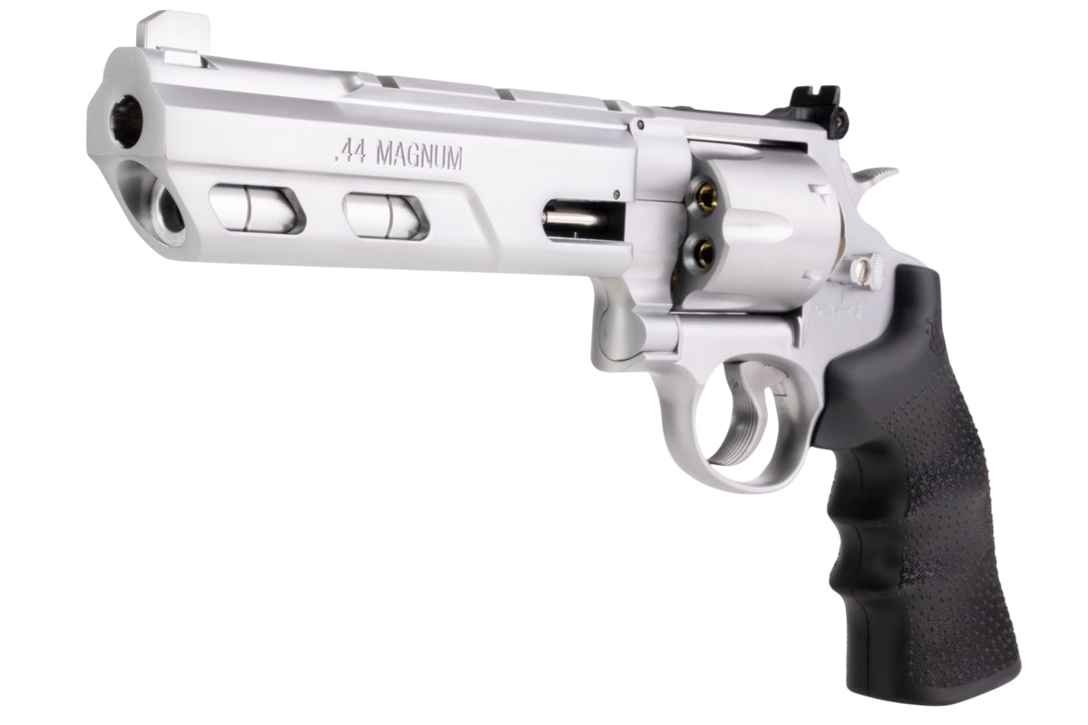 Umarex (Wingun) 6 inch S&W 629 Competitor 6mm CO2 Revolver (Black Grip/ Silver)
