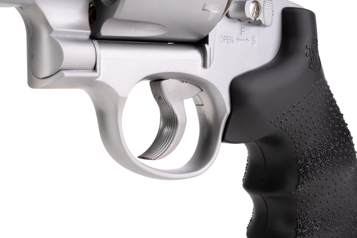 Umarex (Wingun) 6 inch S&W 629 Competitor 6mm CO2 Revolver (Black Grip/ Silver)