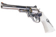 Umarex (WinGun) S&W 629 Trust Me Airsoft Revolver CO2 (White Grip, 6mm, Silver)