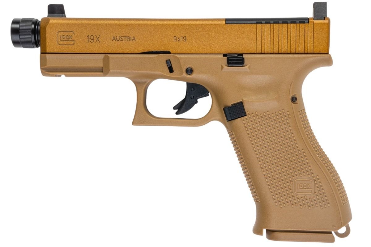 Umarex (SRC) Glock 19x MOS GBB Airsoft Pistol (CNC Steel Version)