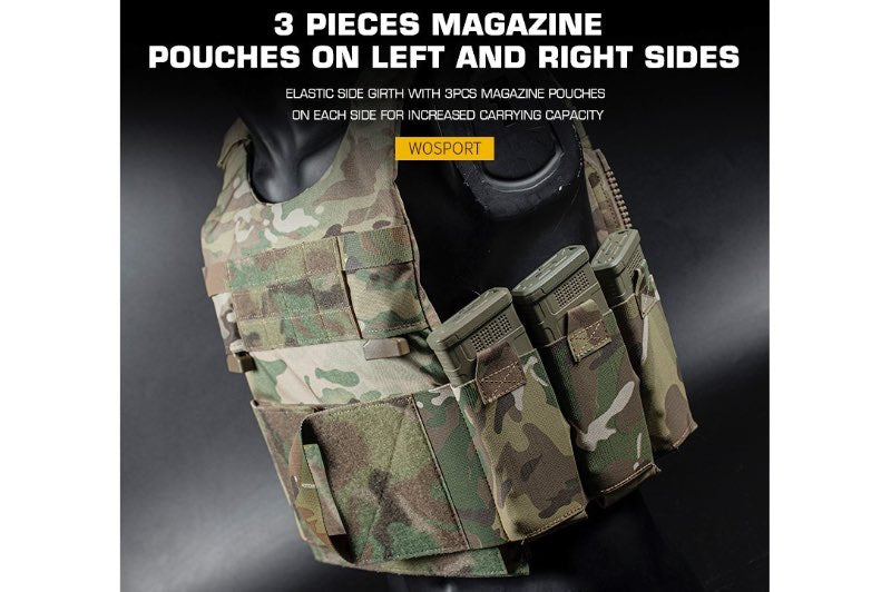 WoSport LV-119 Tactical Vest (Ranger Green)