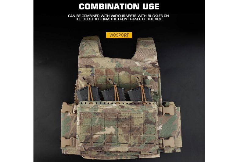 WoSport MK5 Tactical Chest Rig (Matte Black)