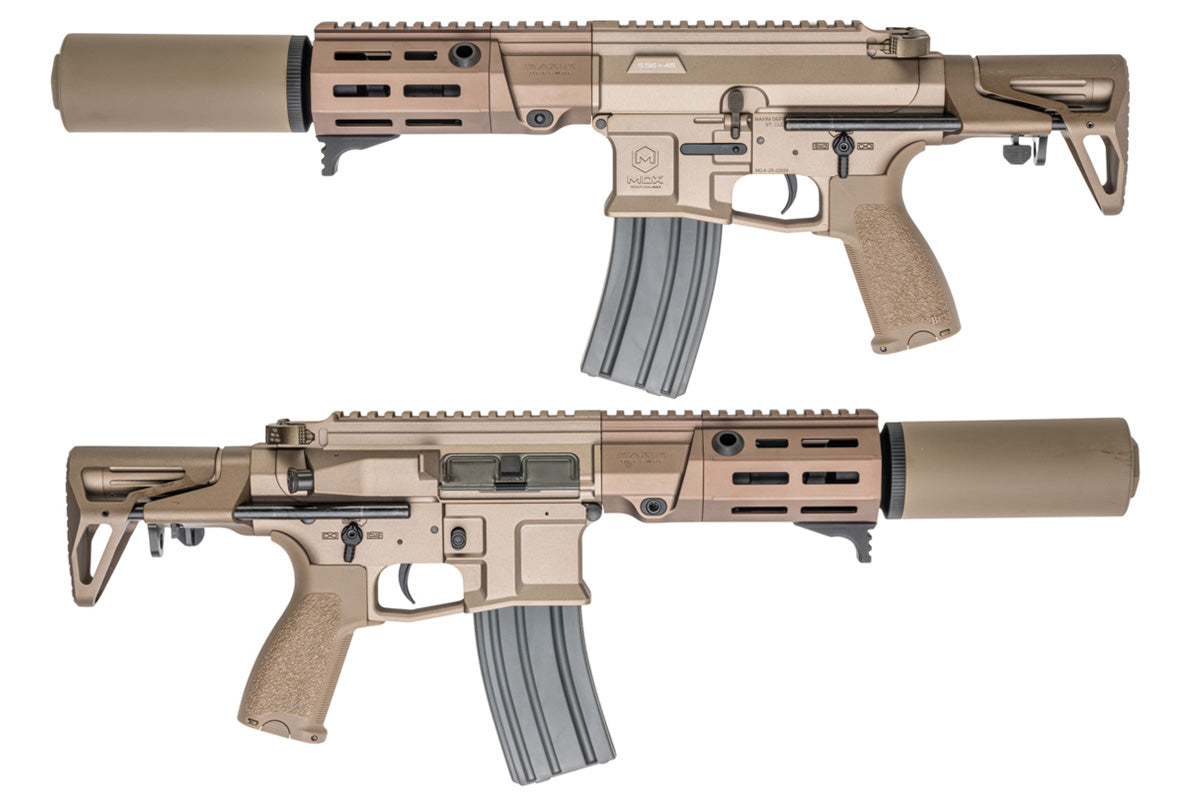 VFC MAXIM Defense PDX-SD AEG Airsoft Rifle (TAN, Build-in GATE ASTER ...