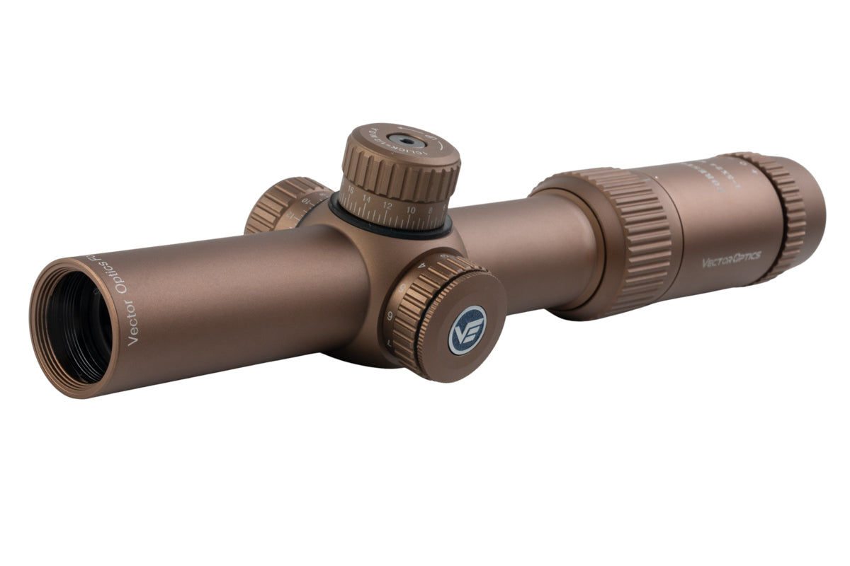 Vector Optics GenII Forester 1-5x24 Rifle Scope (Coyote Brown) | eHobbyAsia