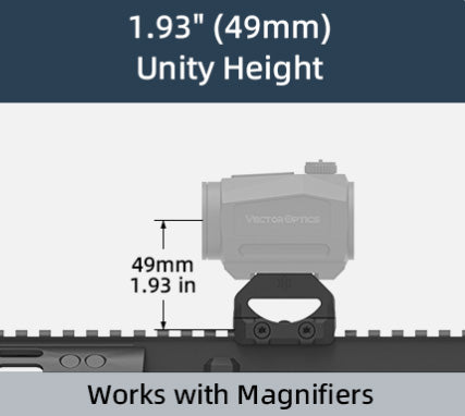 Vector Optics VAS Red Dot Sight Picatinny Medium Riser Mount