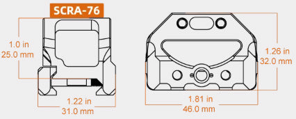 Vector Optics VAS Red Dot Sight Picatinny Medium Riser Mount