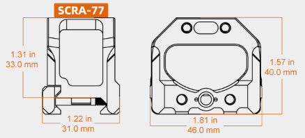 Vector Optics VAS Red Dot Sight Picatinny High Riser Mount