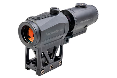 Vector Optics Scrapper 1x25 MRT Red Dot & Paragon 3x Magnifier Kit w/ Integrated One-Piece Picatinny Mount