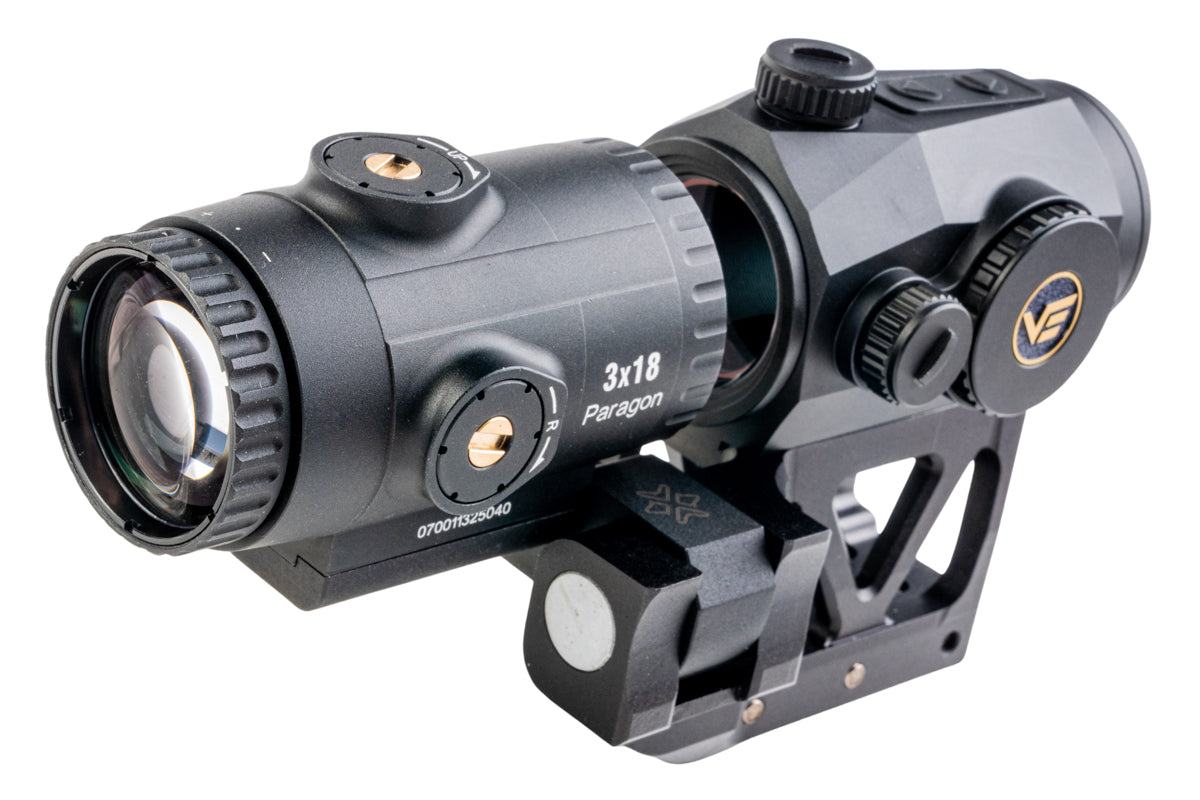 Vector Optics Scrapper 1x25 MRT Red Dot & Paragon 3x Magnifier Kit w/ Integrated One-Piece Picatinny Mount