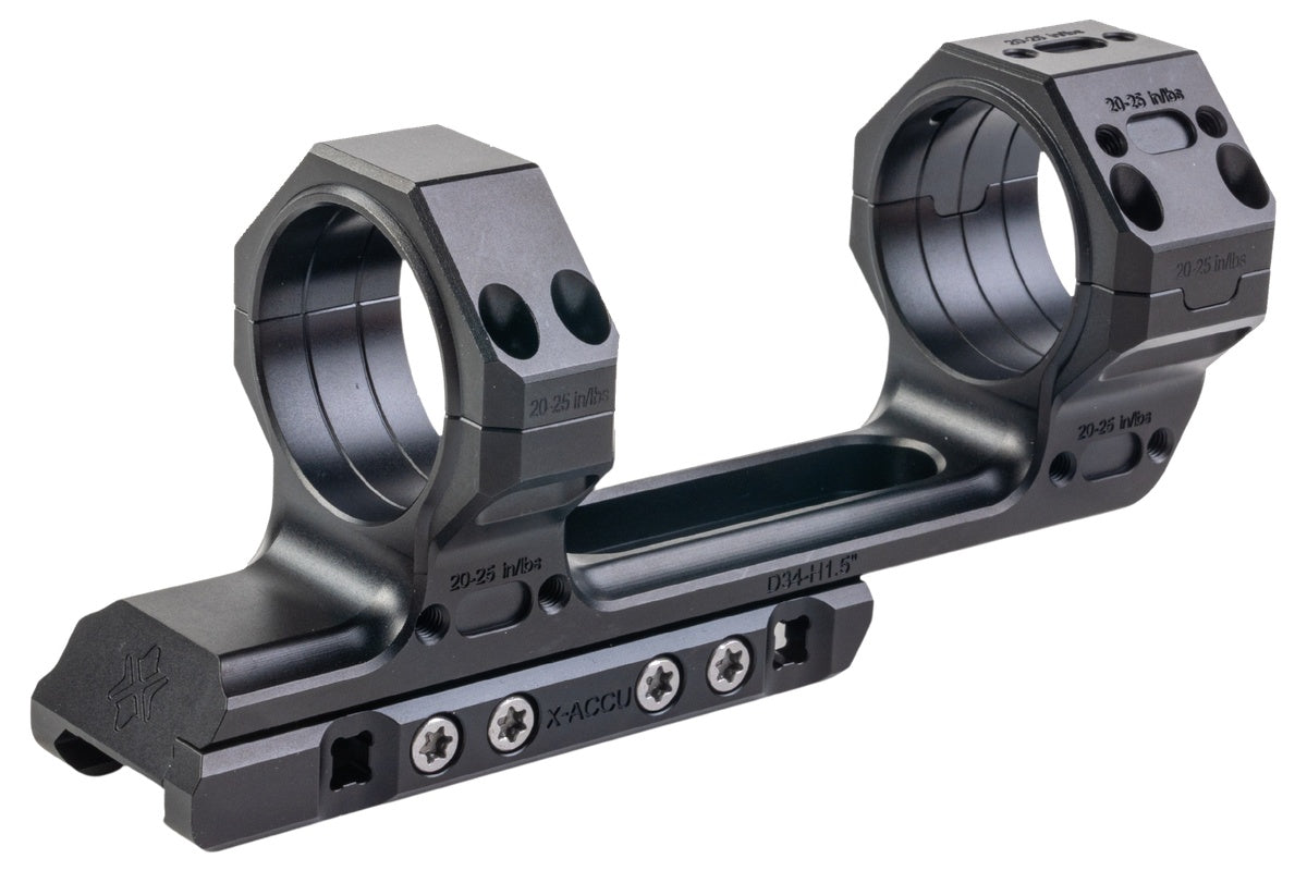 Vector Optics 34mm X-MOD 1.5inch One Piece Extended Picatinny Mount