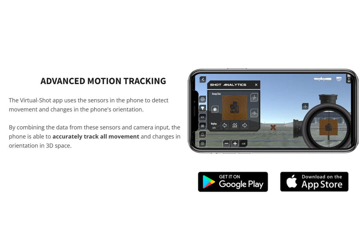 Virtual Shot Shooting Simulator Picatinny Mount