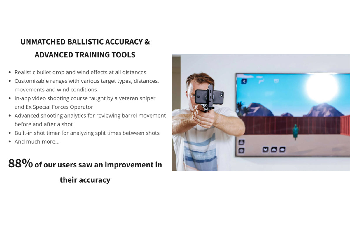 Virtual Shot Shooting Simulator Picatinny Mount
