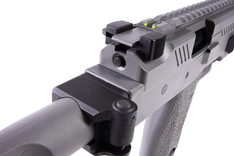 Vorsk VMP-1 GBB Airsoft SMG with 2 Magazines & Suppressor (Grey)