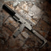 Vorsk VMP-1 GBB Airsoft SMG with 2 Magazines & Suppressor (Grey)