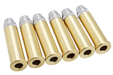 WinGun Metal Brass Shells for WinGun / Dan Wesson 6mm Airsoft Co2 Revolvers (6pcs)