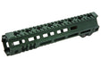 Z-Parts Aluminum MK4 10 inch Rail w/ Barrel Nut for GHK M4 GBB Airsoft (OD Green)